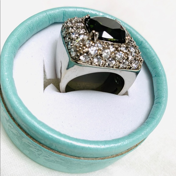 CAMILLE LUCIE LAB GREEN TOURMALINE COCKTAIL RING - Picture 3 of 5